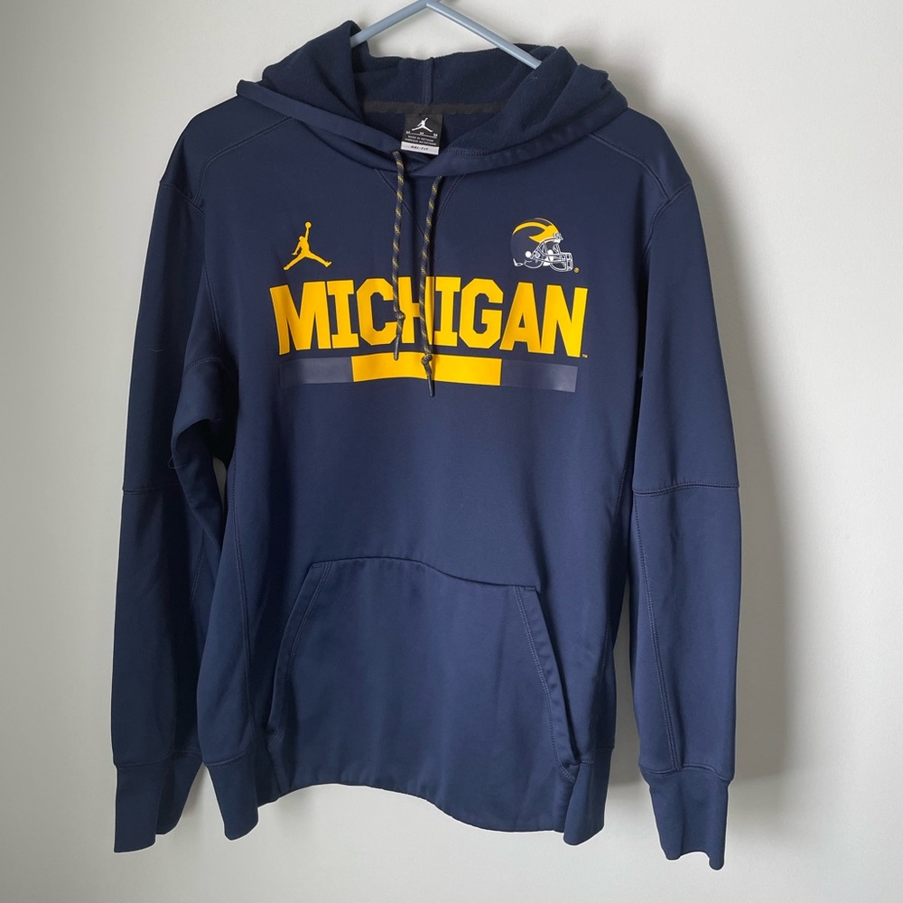 Nike Jordan Dri Fit Michigan Wolverines Hoodie Men’s M